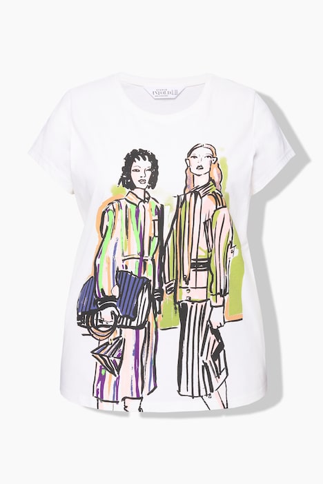 T-Shirt, oversized, Women-Motiv