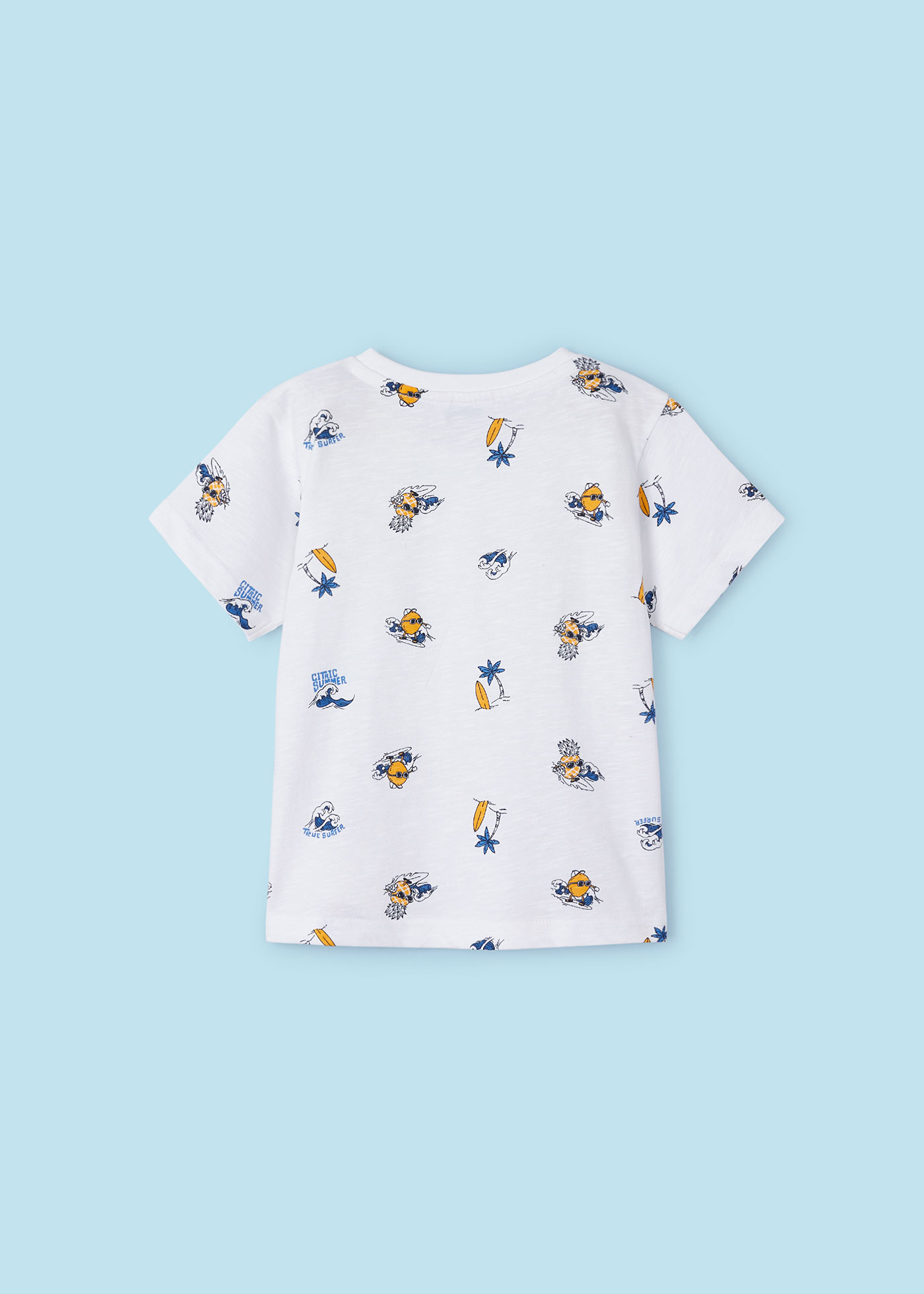 Camiseta Better Cotton estampada para meninos, Milk