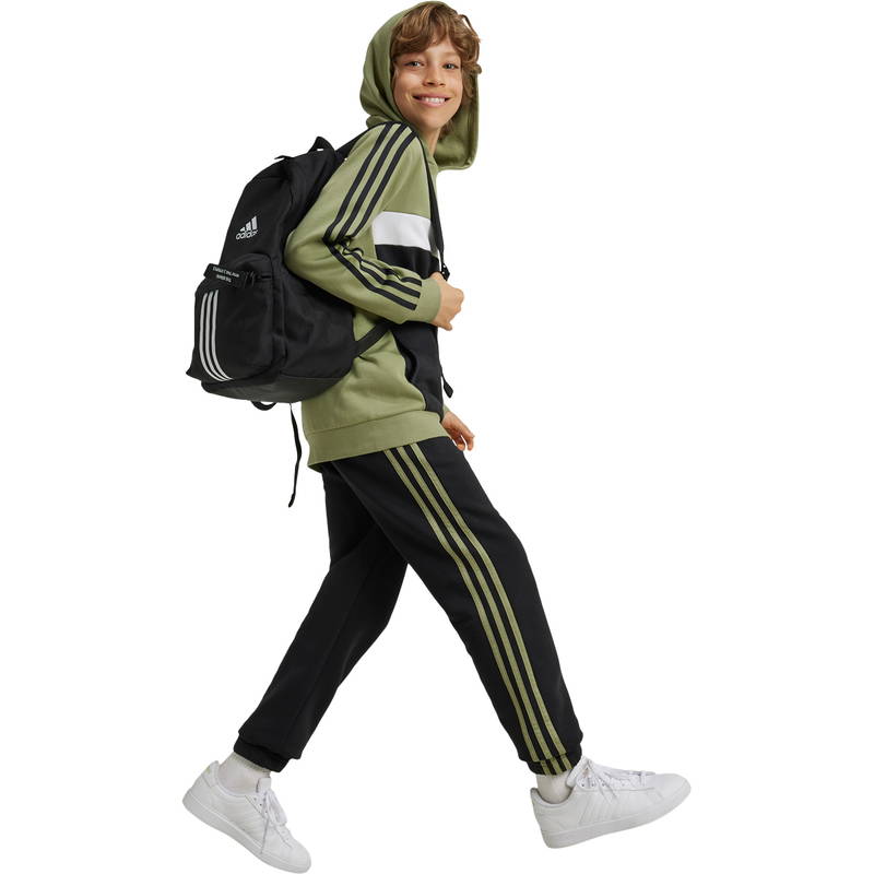 adidas Tiberio 3-Stripes Colorblock Fleece Hættetrøje Børn