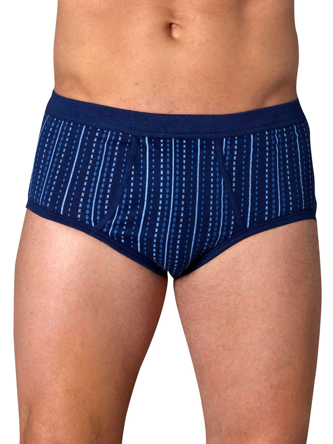 Slips hauts ouverts pur coton lot de 6