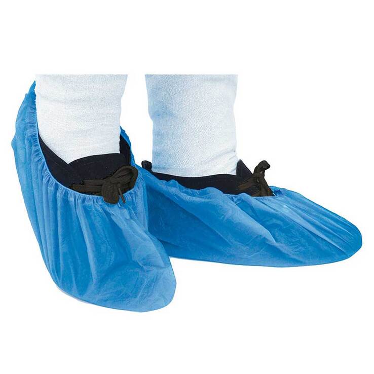 Überschuhe extra stark 3,5g ca.15x42cm blau Cpe, 100 St
