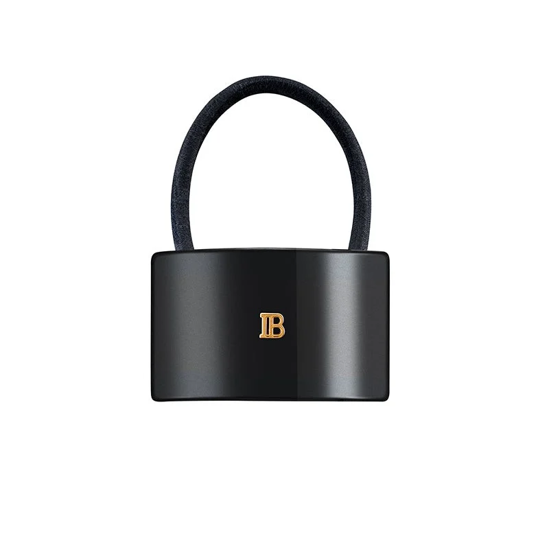 Balmain Paris - Cellulose Acetate Elastique pour Cheveux Black - Hårelastik