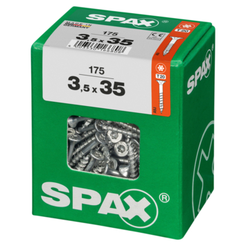 Spax schroef T-Star Plus geel 3,5x35 mm 175 stuks