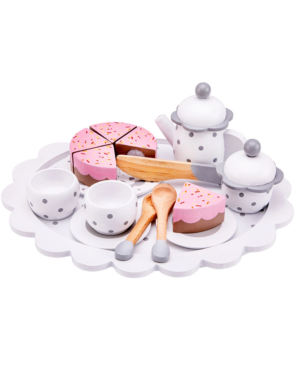 Holz-Spielzeug KAFFEE & KUCHEN 18-teilig