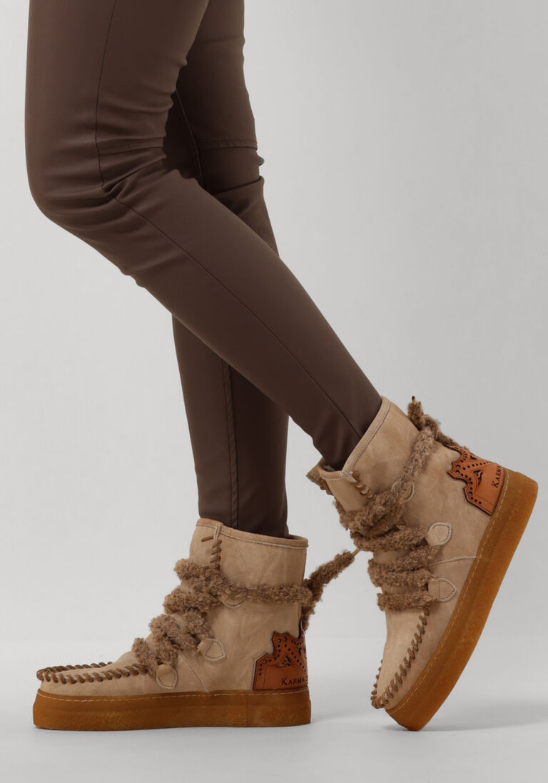 KARMA OF CHARME beige karma of charme enkelboots ymiz m stringhe