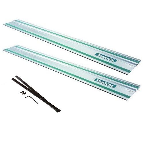 Makita geleiderail set (2x 1500mm) met koppelstrips