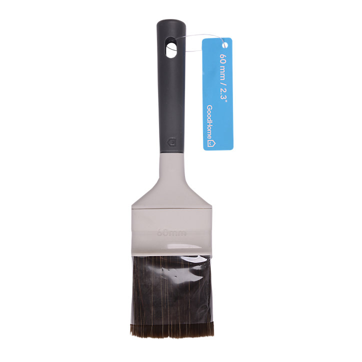 Pinceau plat huile, vernis et lasure GoodHome 60mm
