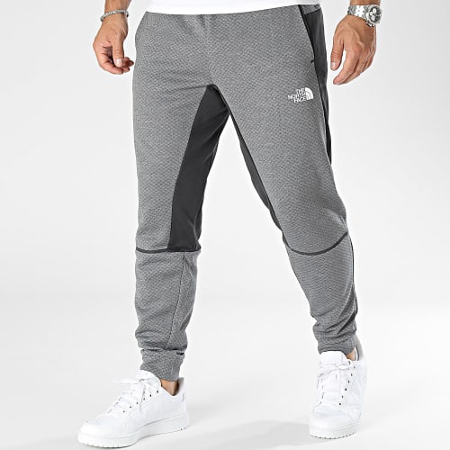 Pantalon Jogging Lab A857G Gris Anthracite Gris Chiné