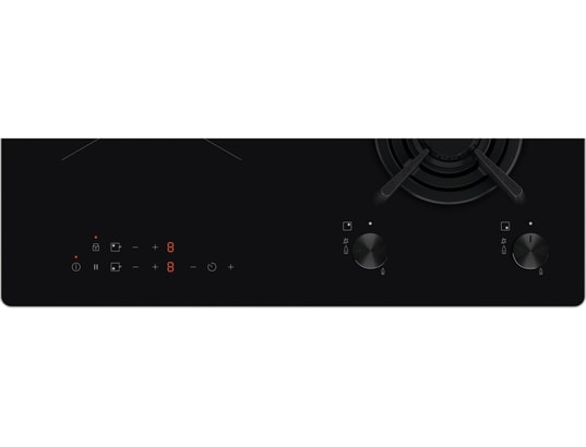 ELECTROLUX - Plaque mixte KDI640713K, Série 300, Mixte Gaz + Induction