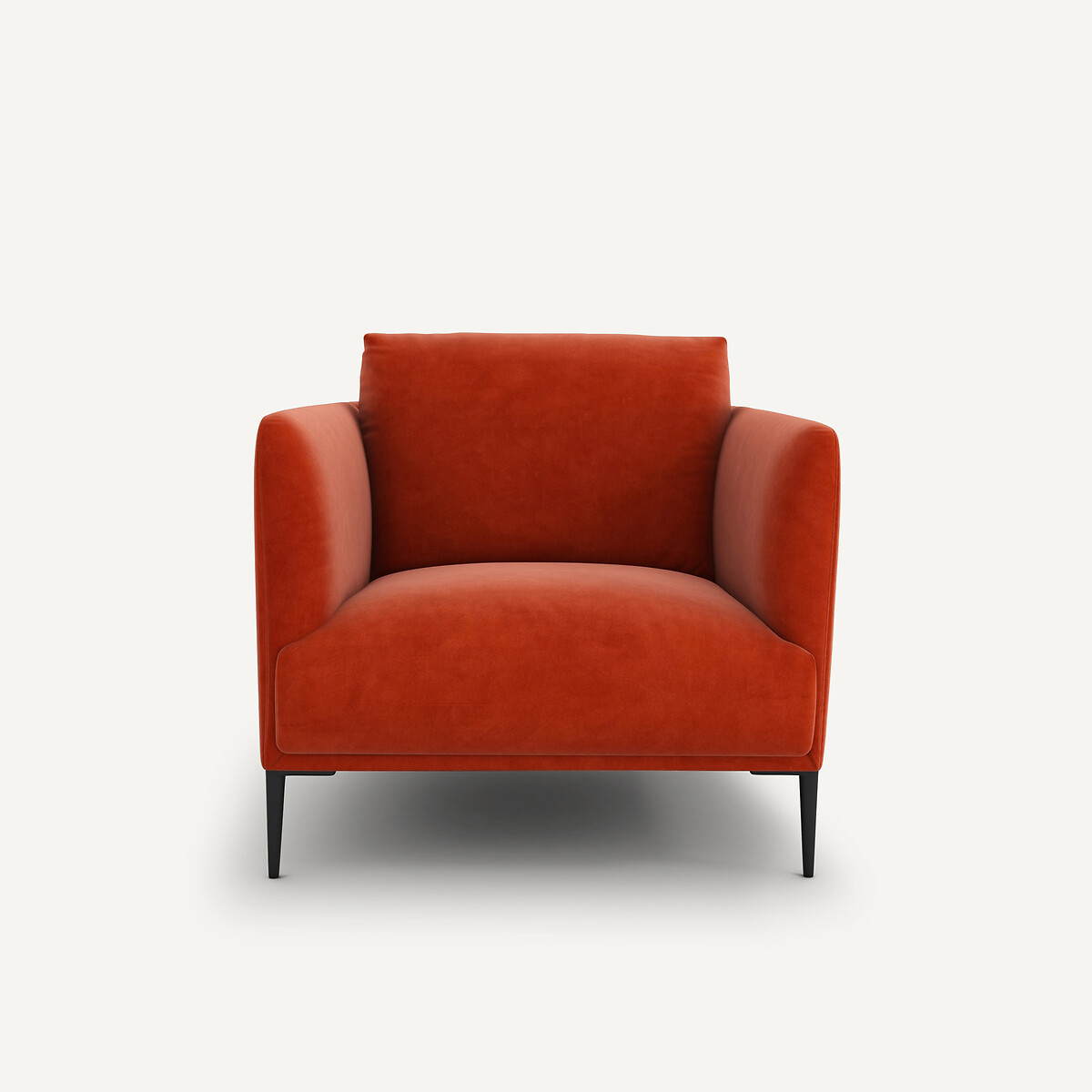 AM.PM<br>Poltrona de veludo, design Oscar E. Gallina