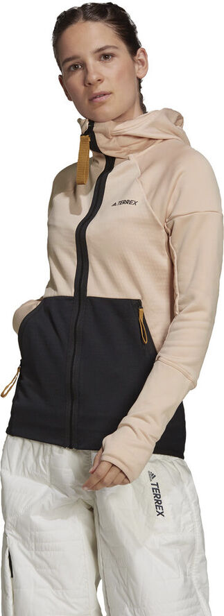 adidas Terrex Tech Hooded Hiking fleecejakke Pink
