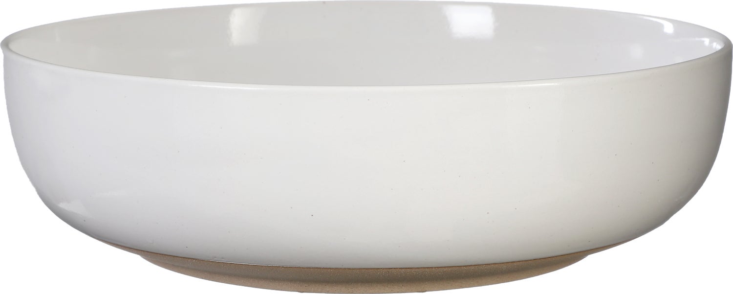 serveerschaal Mila crème D 27,5 H 8 cm