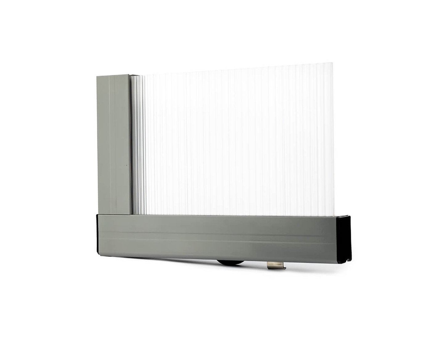 Abri de piscine horizon - 6,47x3,50 m - polycarbonate alvéolaire 8 mm - couleur ral7037 gris