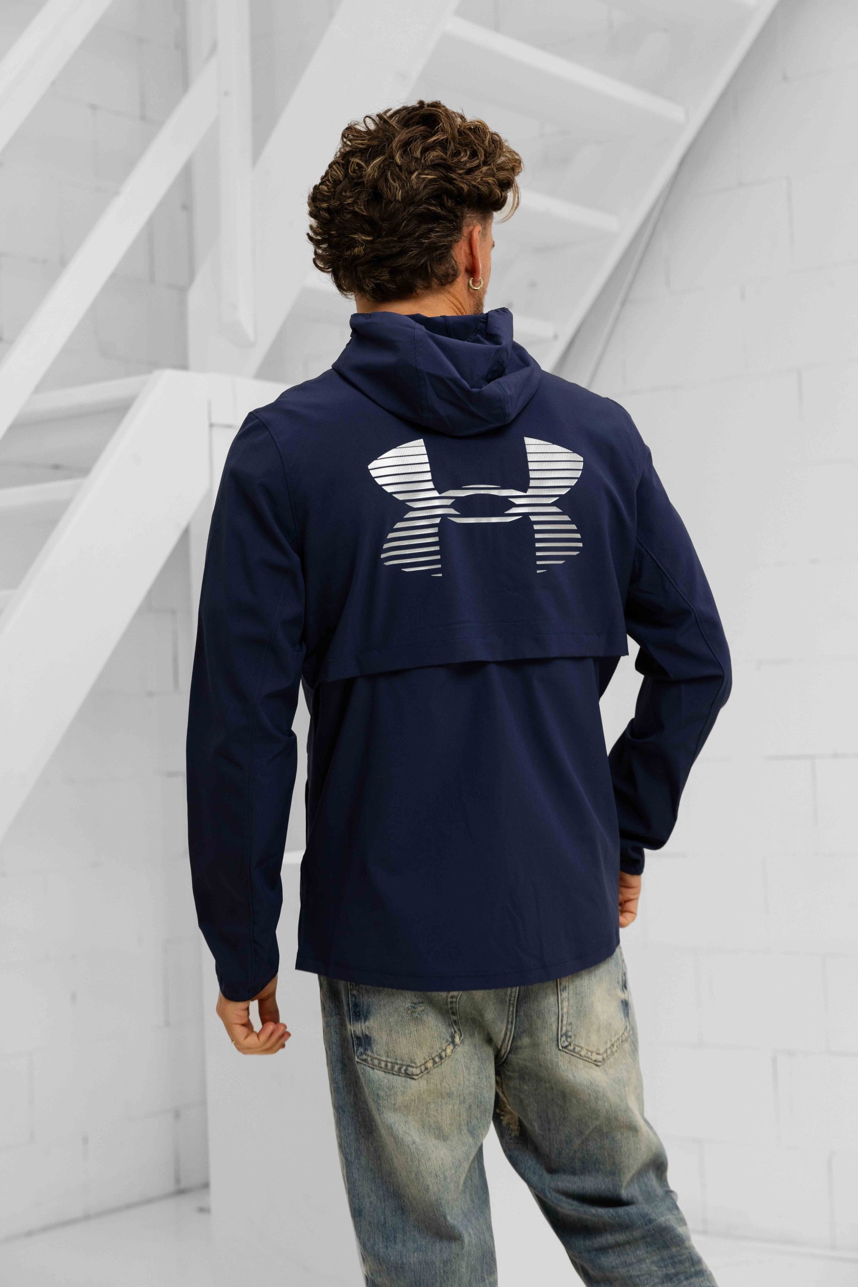 Under Armour Velociti Pro Storm Jack Heren Donkerblauw