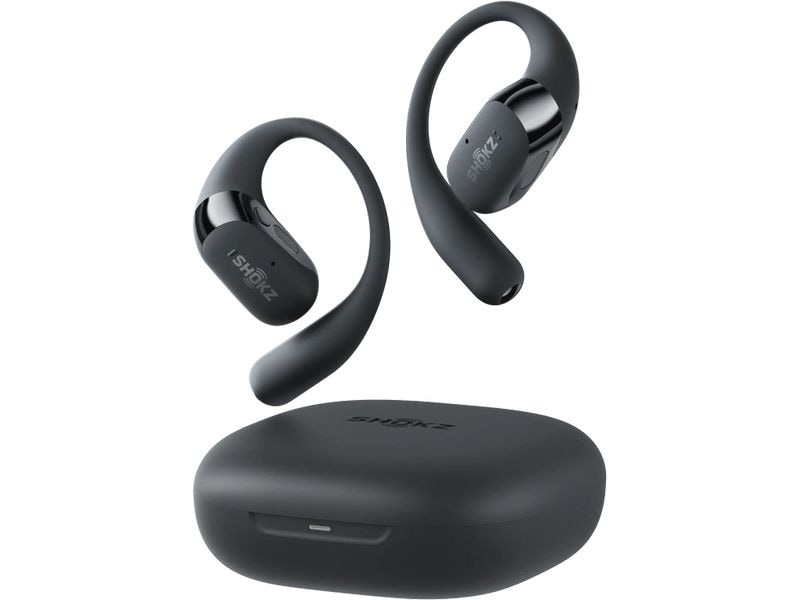 Shokz Wireless In-Ear-Kopfhörer OpenFit 2 Schwarz Kabellose Open-Ear-Kopfhörer