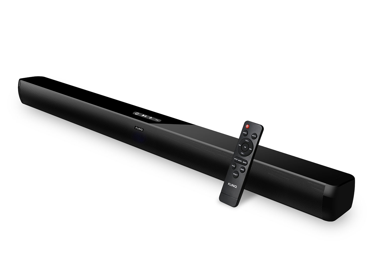 FlinQ Bluetooth Soundbar met ingebouwde Subwoofer