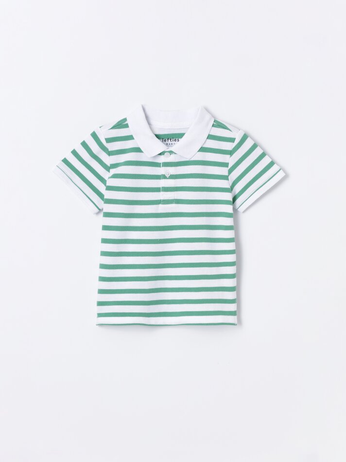 Conjunto com 2 camisas polo básicas - Verde Grama