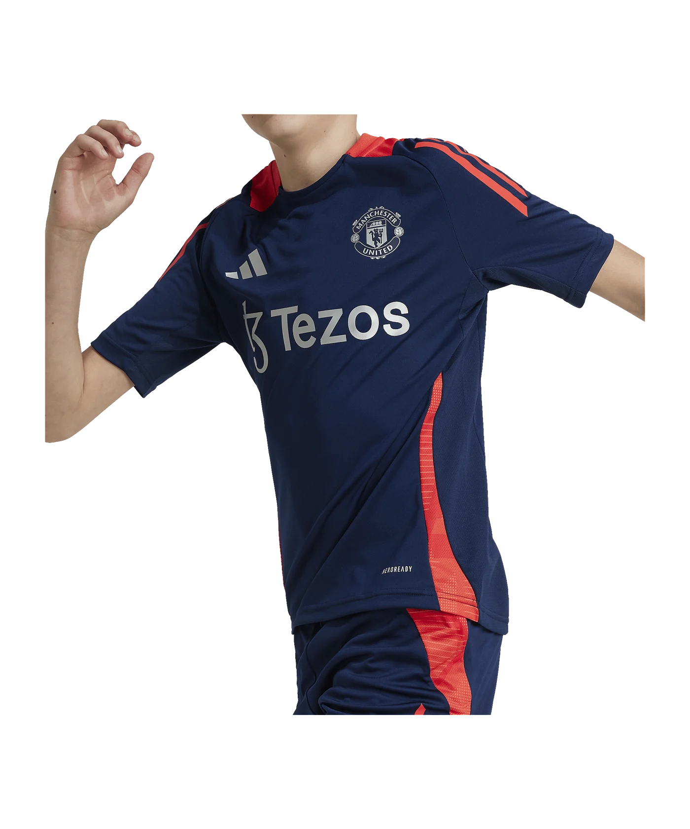 adidas Manchester United Trainingsshirt Kids Blau