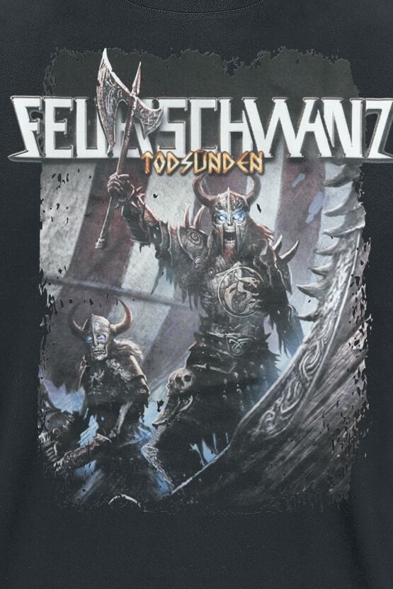 Todsünden Viking | Feuerschwanz T-Shirt Manches courtes