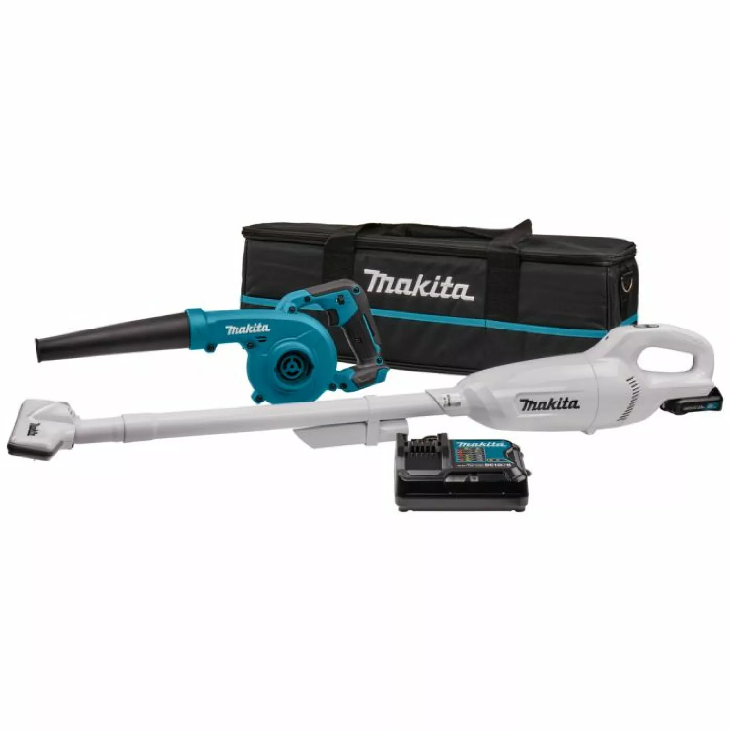 Makita CLX245SAX1 12 V Max Combiset stofzuigen en blazen in tas