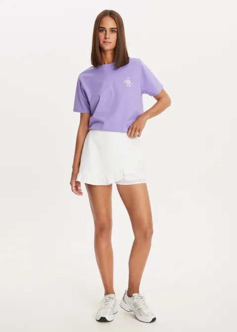 T-shirt met print dance paars (LILA)