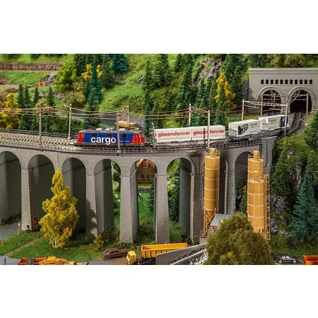 FALLER Viadukt-Set, 2-gleisig, gebogen