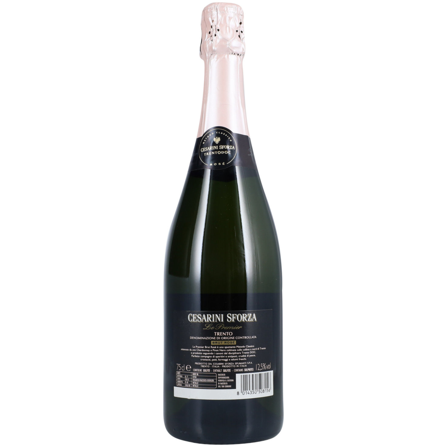 Trento DOC Rosé Metodo Classico Cesarini Sforza, brut -75cl