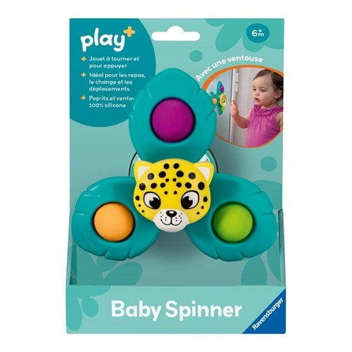 Play   - baby spinner leopard