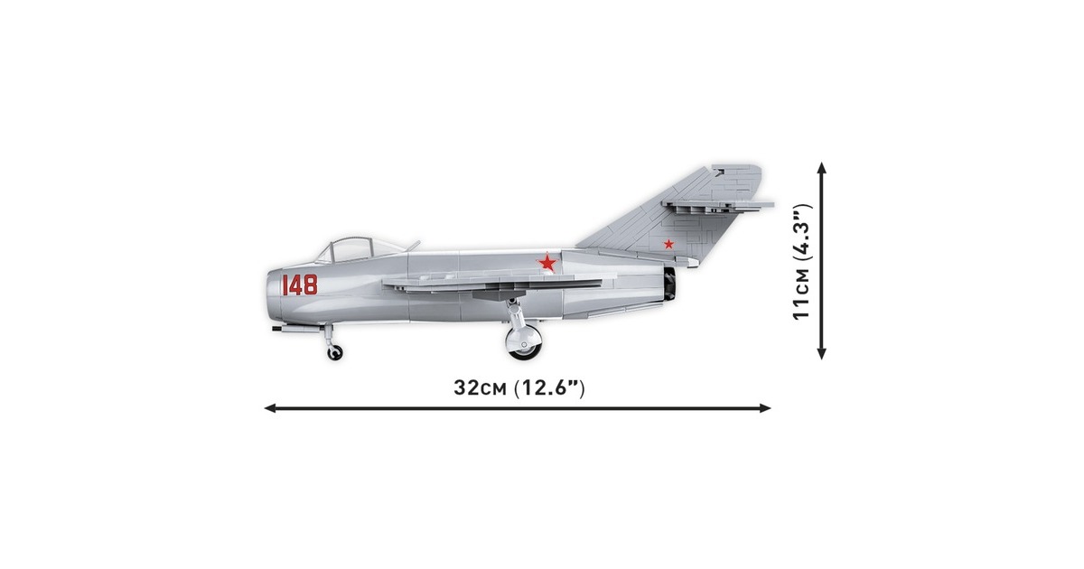 COBIHistorical Collection - MiG-15 Fagot Constructiespeelgoed  (Schaal 1:32)