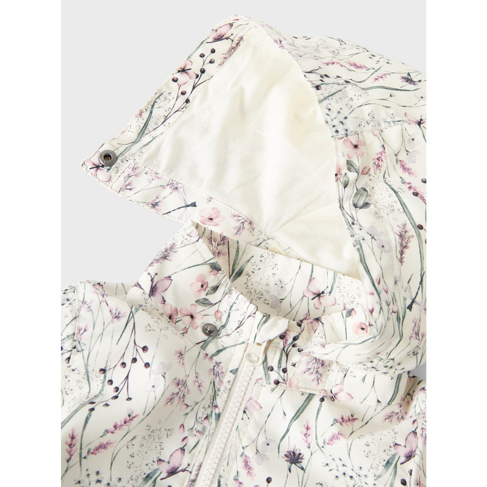Køb Name It Whisper White Long Flower Maxi Li Jakke AOP