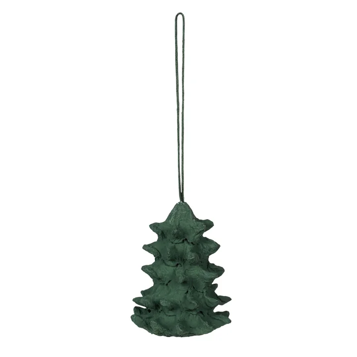 Broste Copenhagen - Christmas Pulp Deko-Anhänger, Tannenbaum, thyme