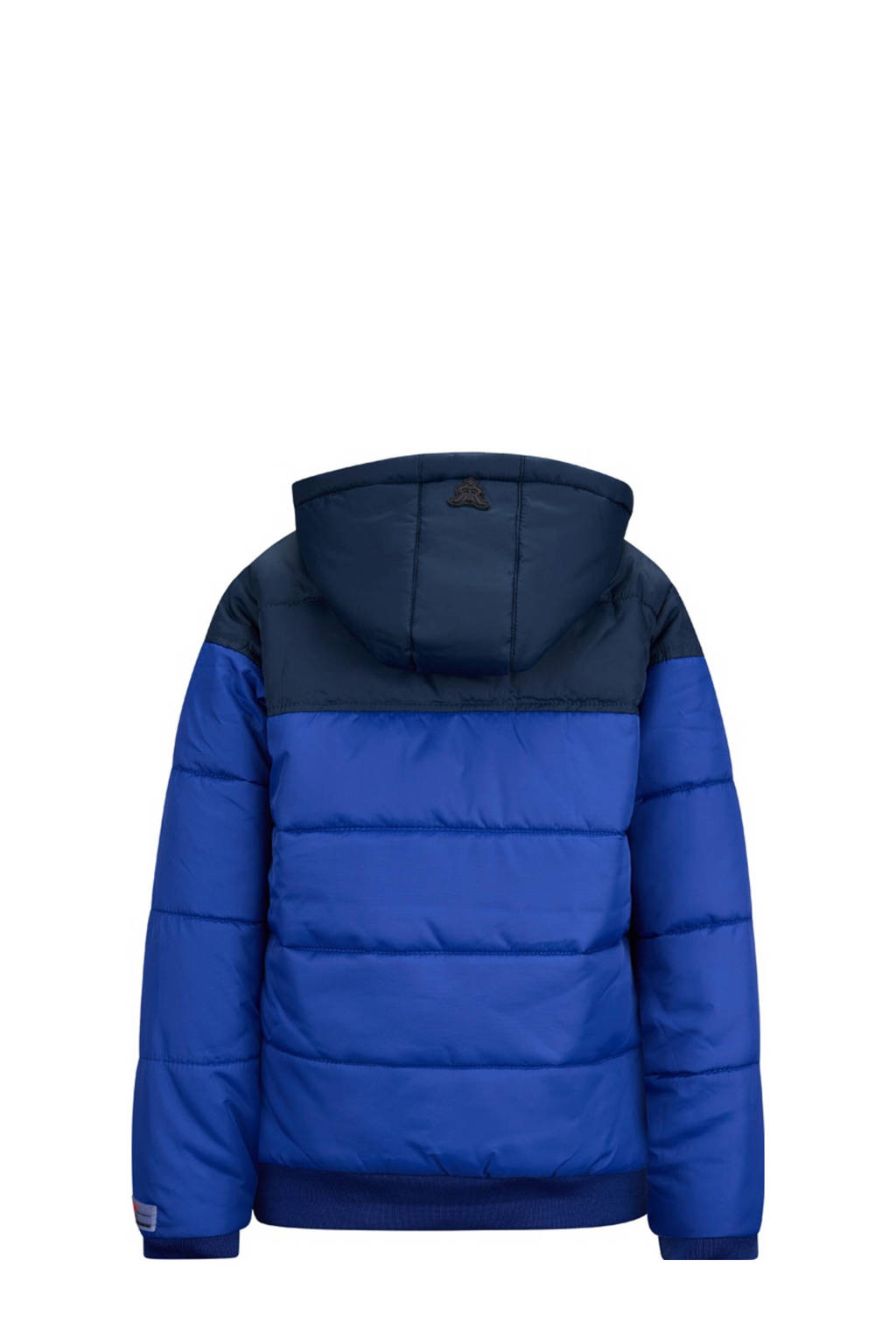 Retour Jeans gewatteerde winterjas Alrik blauw/donkerblauw