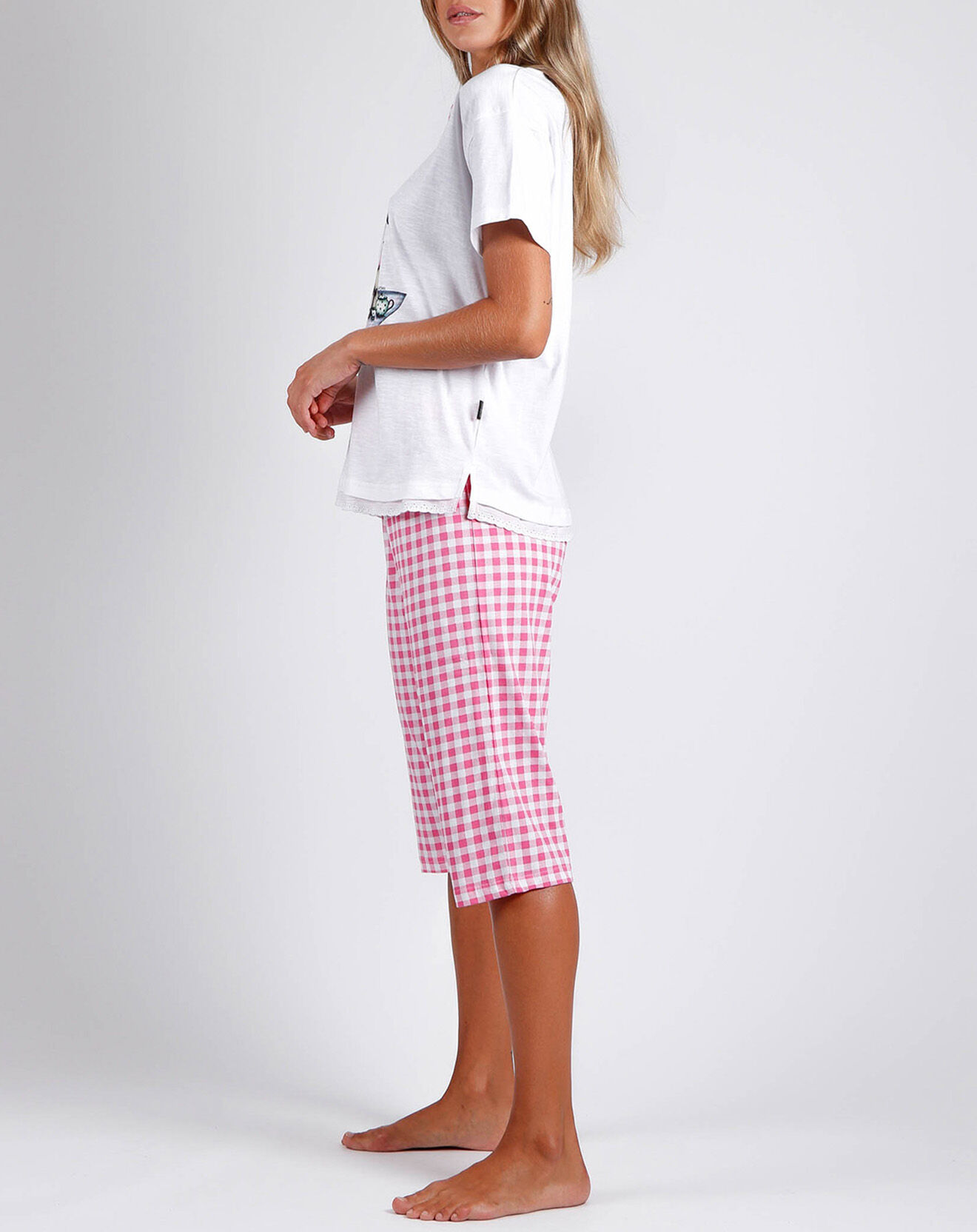 Santoro Gorjuss Pyjama Pirate profitez des petites choses rose/blanc