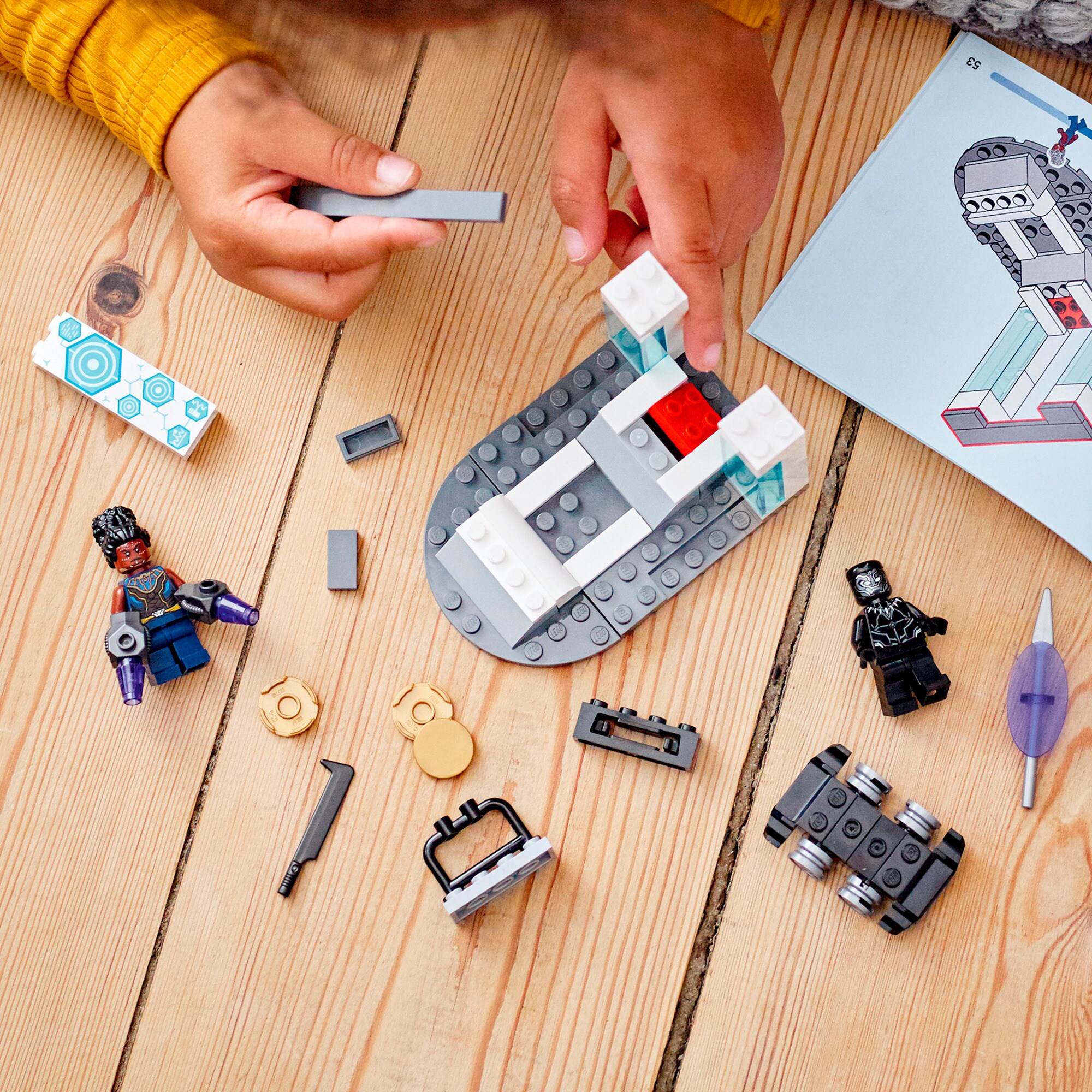 LEGO Konstruktionsspielzeug Marvel Super Heroes Shuris Labor