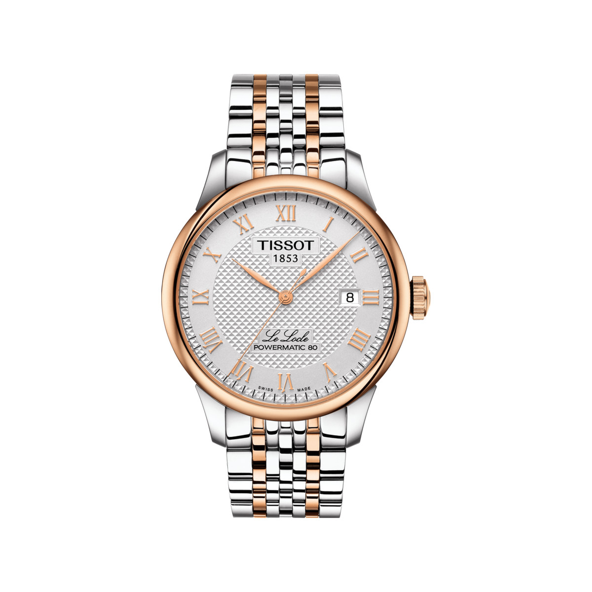 Montre Tissot homme automatique acier bicolore