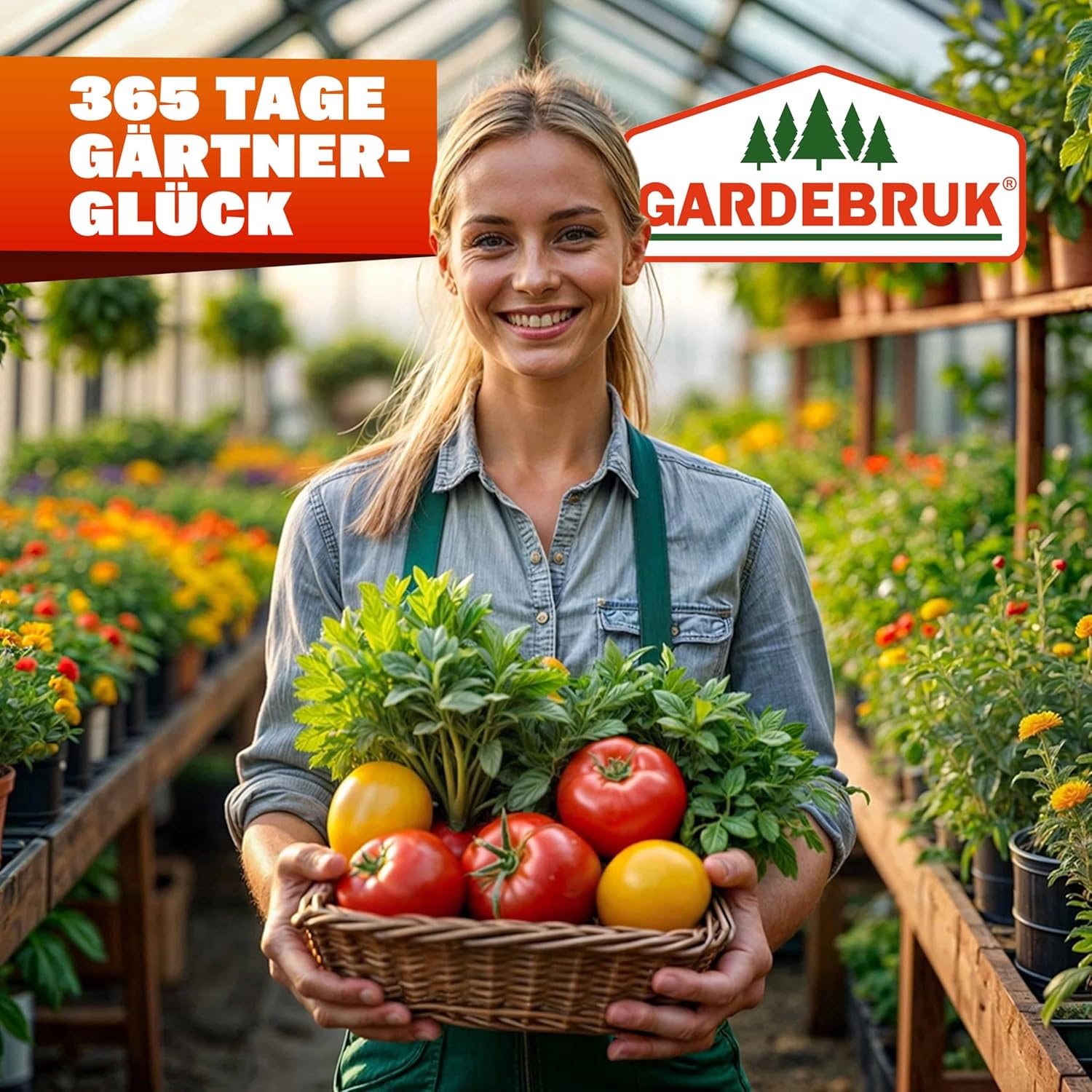 GARDEBRUK® Gewächshaus Aluminium 4,8m² 250x190cm inkl. 2 Dachfenster Tomatenhaus Treibhaus Anzuchthaus Garten Frühbeet Pflanzenhaus Aufzucht 7,63m³
