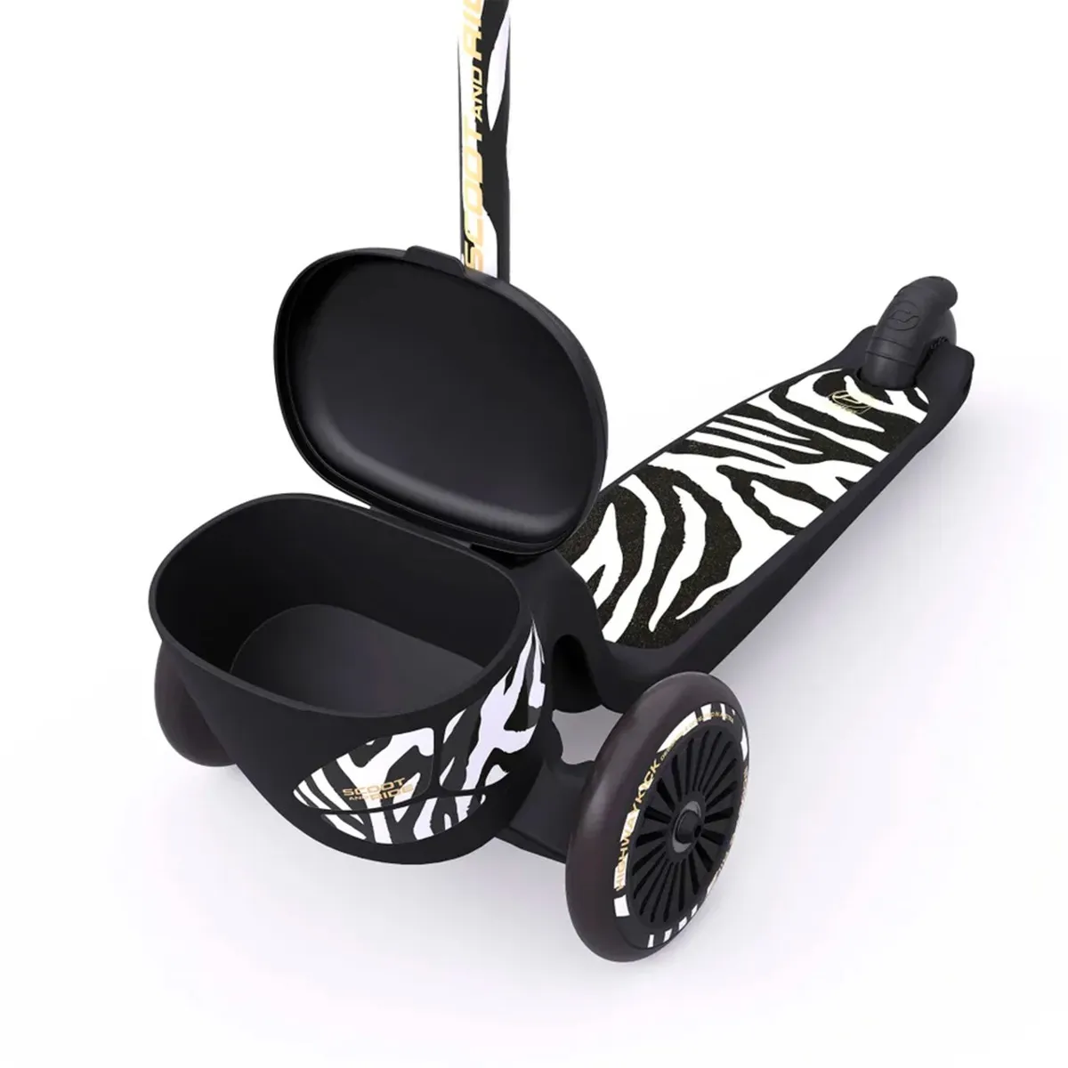 Scoot and Ride Trottinette Highwaykick 2 LifeStyle + Casque - Zébré