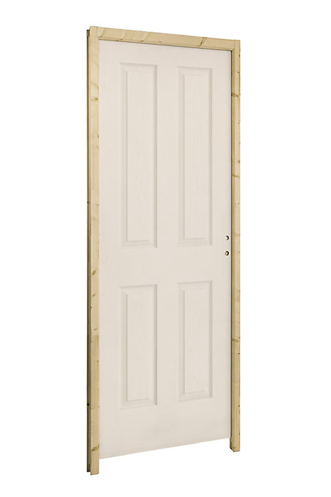 Bloc-porte Victoria prépeint H.204 x l.83 cm, poussant gauche