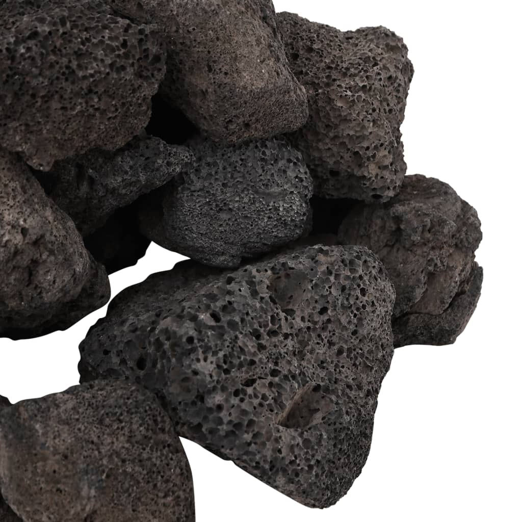 Roches volcaniques 25 kg noir 5-8 cm