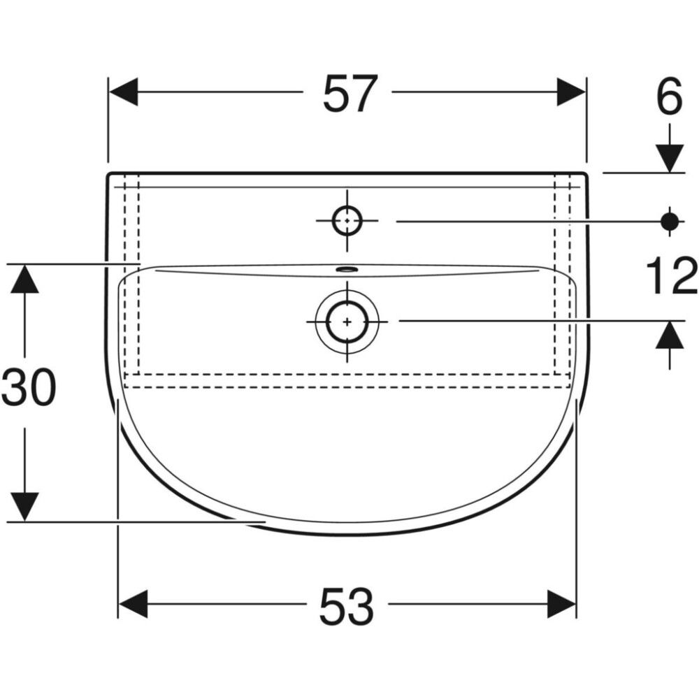 BADEROMSMØBEL IFÖ CERA 57CM HVIT MATT