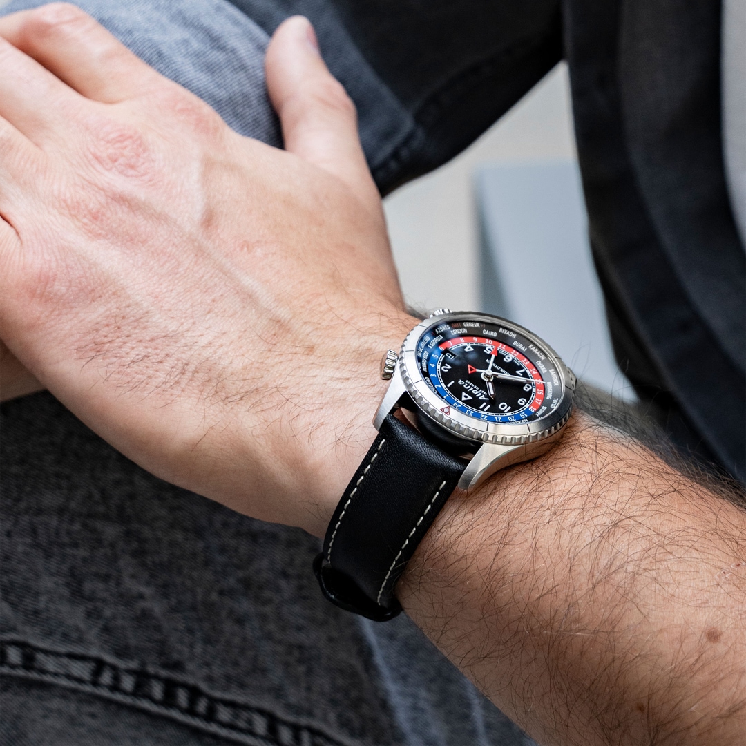 Alpina Startimer Pilot Quartz Worldtimer 41mm
