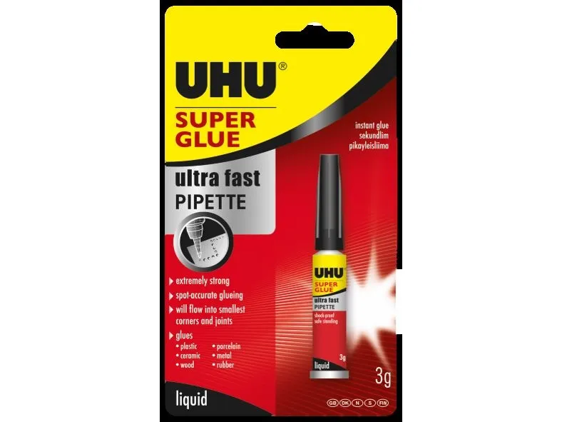 UHU Superlim Pipette, 3g