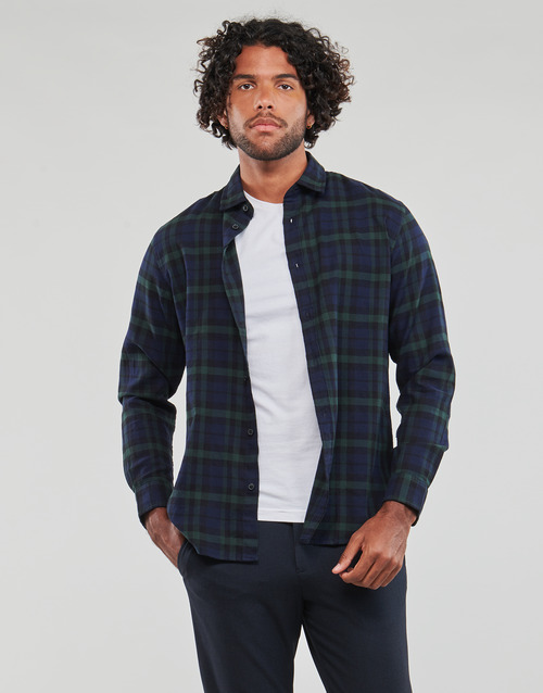 Selected - SLHSLIMOWEN-FLANNEL SHIRT LS NOOS - Marine