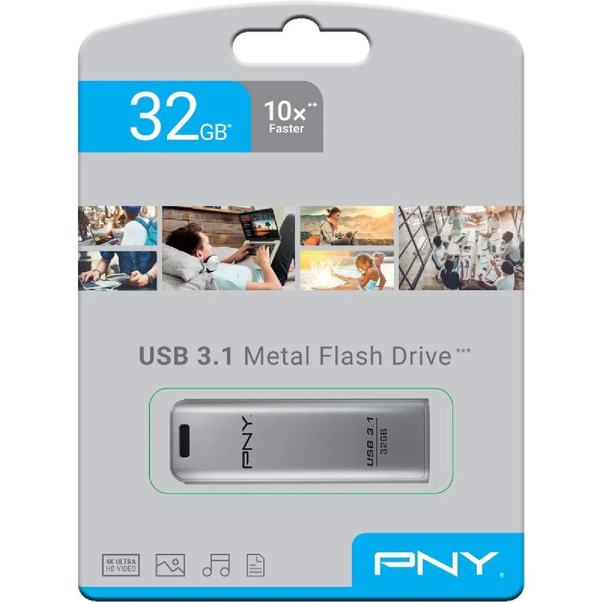 PNY Elite Steel - 32 Go
