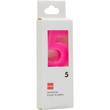 HEMA Taartkaarsjes Cijfer 5