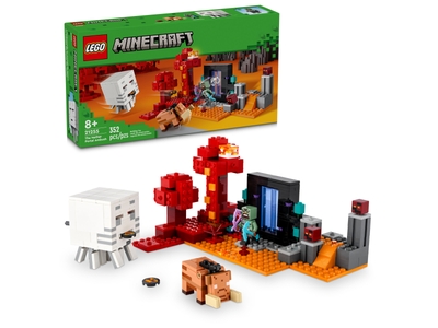 LEGO Hinderlaag bij het Nether-portaal (21255)
