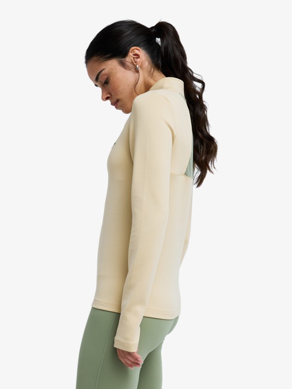 Boundless Spirit Tech Haut à manches longues respirant Beige Femme