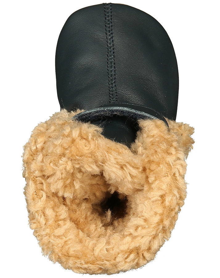Krabbelschuhe ESKIMO UNI mit Teddyfutter in marine