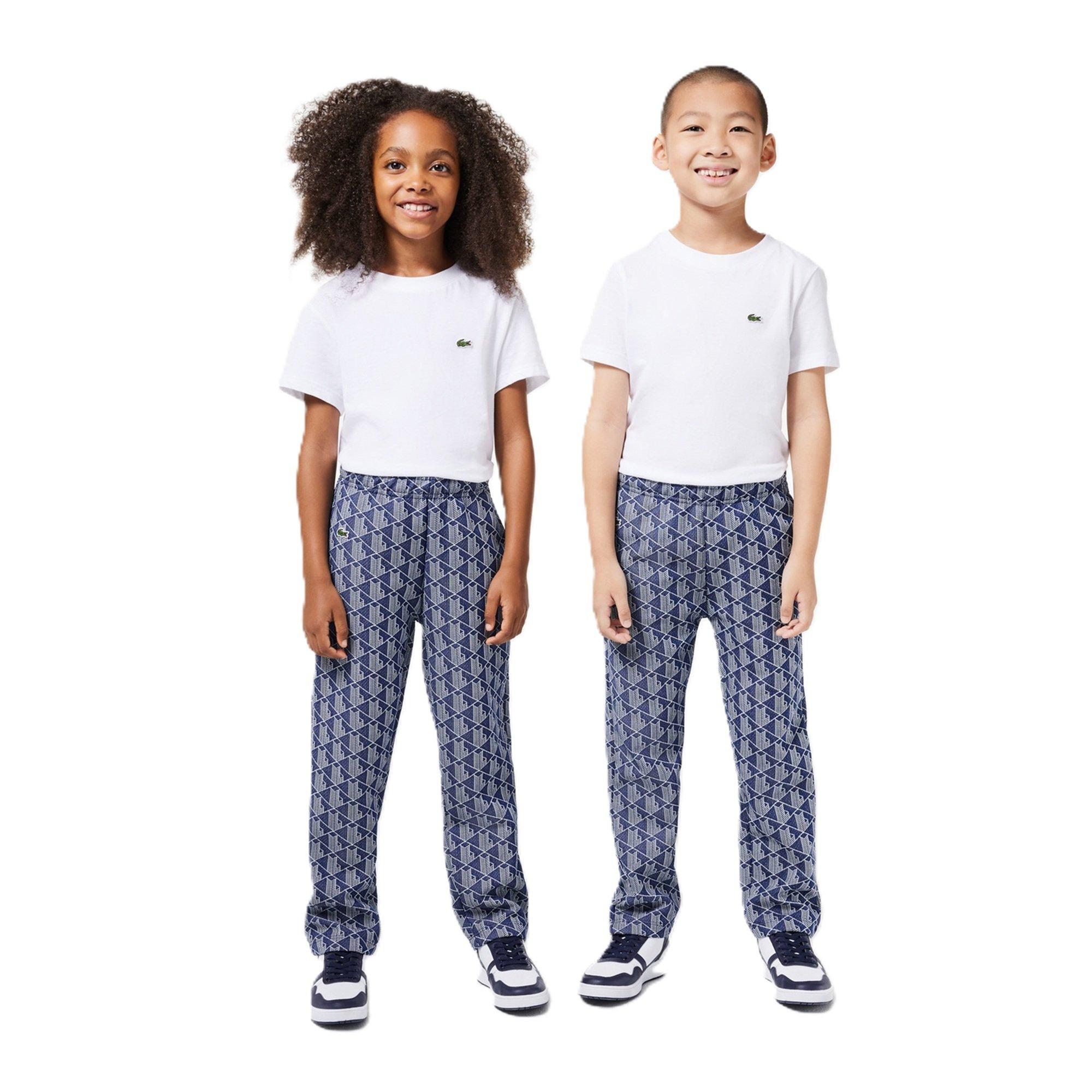 Lacoste Paris Monogram Tracksuit Bottoms Juniors