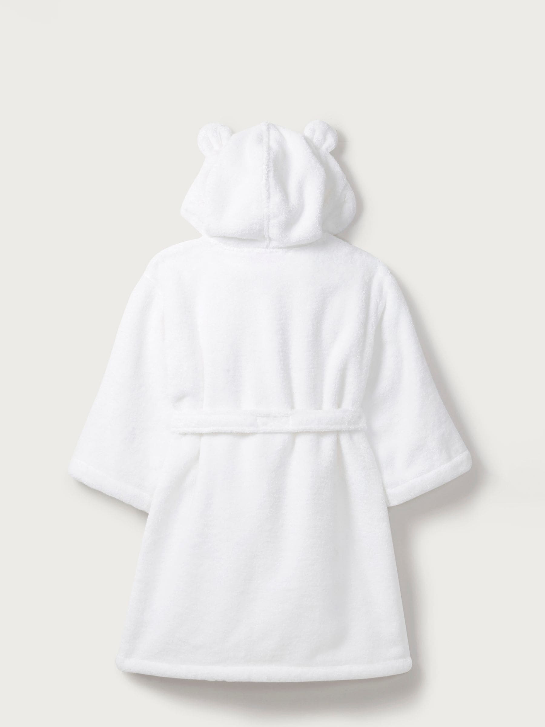 Wit - The White Company 100% katoenen kamerjas met oren